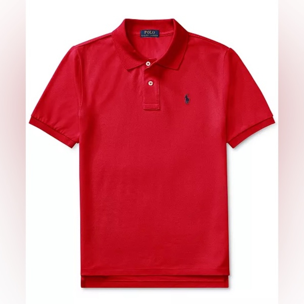 Polo Ralph Lauren Boys Cotton Mesh Logo Polo Shirt, L (12-14) MSRP $50 - Picture 2 of 9